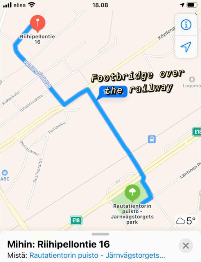 Puutaloyksioe 1 Km Turun Rautatieasemalta Daire Turku Dış mekan fotoğraf